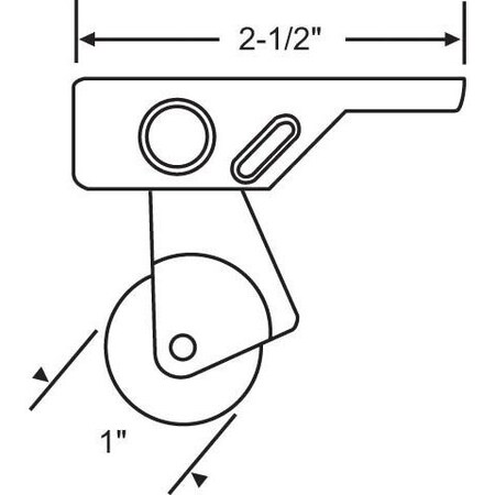 Strybuc Patio Screen Door Roller Assy. 900-20072S
